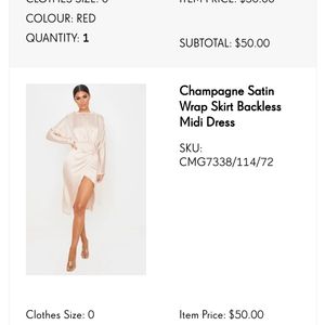 PrettyLittleThing dress